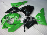 Kawasaki NINJA ZX10R 2004-2005 Injection ABS Fairing - Factory Style - Black Green - MFS3942 - Fairings Kit