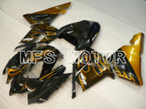 Kawasaki NINJA ZX10R 2004-2005 Injection ABS Fairing - Flame - Black Gold - MFS3957 - Fairings Kit