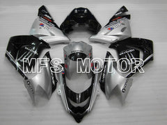 Kawasaki NINJA ZX10R 2004-2005 Injection ABS Fairing - Monster - Black Silver - MFS3974 - Fairings Kit