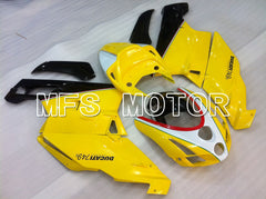Ducati 749 / 999 2003-2004 Injection ABS Fairing - Factory Style - Yellow White - MFS4020 - Fairings Kit