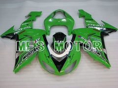 Kawasaki NINJA ZX10R 2006-2007 Injection ABS Fairing - Others - Black Green - MFS4029 - Fairings Kit