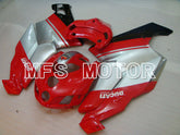 Ducati 749 / 999 2005-2006 Injection ABS Fairing - Factory Style - Red Silver - MFS4054 - Fairings Kit