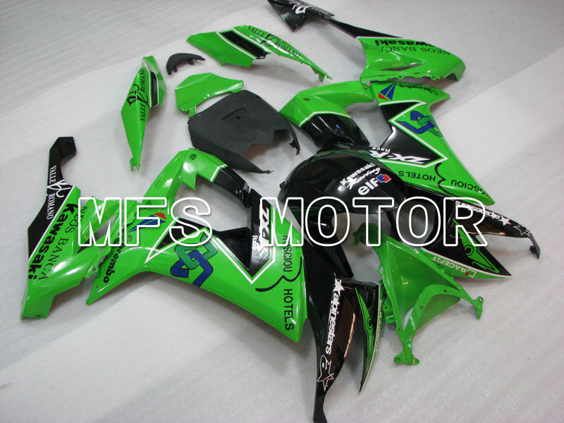 Kawasaki NINJA ZX10R 2008-2010 Injection ABS Fairing - Others - Black Green - MFS4068 - Fairings Kit