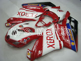 Ducati 749 / 999 2005-2006 Injection ABS Fairing - Xerox - Red White - MFS4072 - Fairings Kit