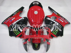 Kawasaki NINJA ZX12R 2000-2001 Injection ABS Fairing - Monster - Black Red - MFS4104 - Fairings Kit