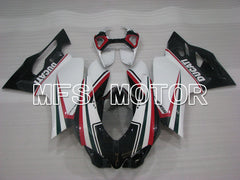 Ducati 1199 2011-2014 Injection ABS Fairing - Factory Style - Black White - MFS4105 - Fairings Kit
