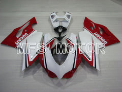 Ducati 1199 2011-2014 Injection ABS Fairing - Factory Style - Red White - MFS4117 - Fairings Kit
