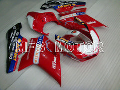 Ducati 848 / 1098 / 1198 2007-2011 Injection ABS Fairing - INFO STRADA - Red White - MFS4123 - Fairings Kit
