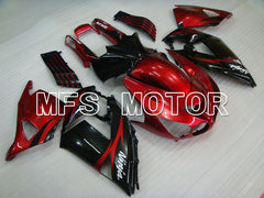 Kawasaki NINJA ZX14R 2006-2011 Injection ABS Fairing - Factory Style - Black Red wine color - MFS4161 - Fairings Kit