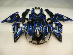 Kawasaki NINJA ZX14R 2006-2011 Injection ABS Fairing - Flame - Black Blue - MFS4183 - Fairings Kit