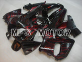 Honda CBR900RR 893 1992-1993 ABS Fairing - Flame - Black Red wine color - MFS4234 - Fairings Kit