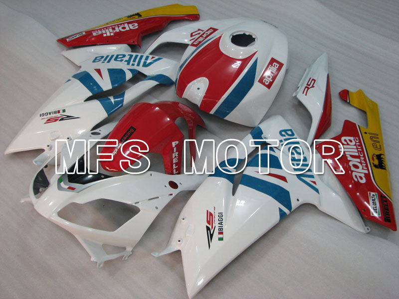 Aprilia RS125 2006-2011 Injection ABS Fairing - Alitalia - Red White - MFS4250 - Fairings Kit