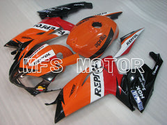 Aprilia RS125 2006-2011 Injection ABS Fairing - Repsol - Black Orange Red - MFS4255 - Fairings Kit