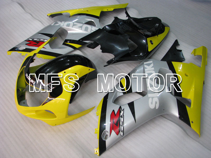 Suzuki GSXR1000 2000-2002 Injection ABS Fairing - Factory Style - Yellow Silver - MFS4259 - Fairings Kit