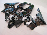 Honda CBR900RR 919 1998-1999 ABS Fairing - Flame - White Black - MFS4396 - Fairings Kit
