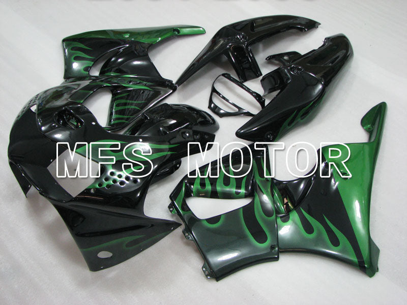 Honda CBR900RR 919 1998-1999 ABS Fairing - Flame - Green Black - MFS4408 - Fairings Kit