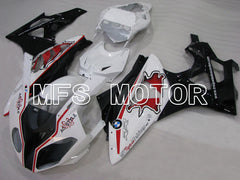BMW S1000RR 2009-2014 Injection ABS Fairing - Factory Style - Black White Red - MFS4498 - Fairings Kit