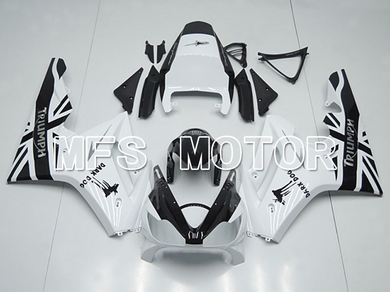 Triumph Daytona 675 2006-2008 Injection ABS Fairing - Dark Dog - Black White - MFS4524 - Fairings Kit
