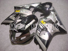 Suzuki GSXR600 GSXR750 2004-2005 Injection ABS Fairing - Factory - Black Silver - MFS4772 - Fairings Kit