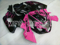 Suzuki GSXR600 GSXR750 2004-2005 Injection ABS Fairing - Corona - Black Pink - MFS4797 - Fairings Kit