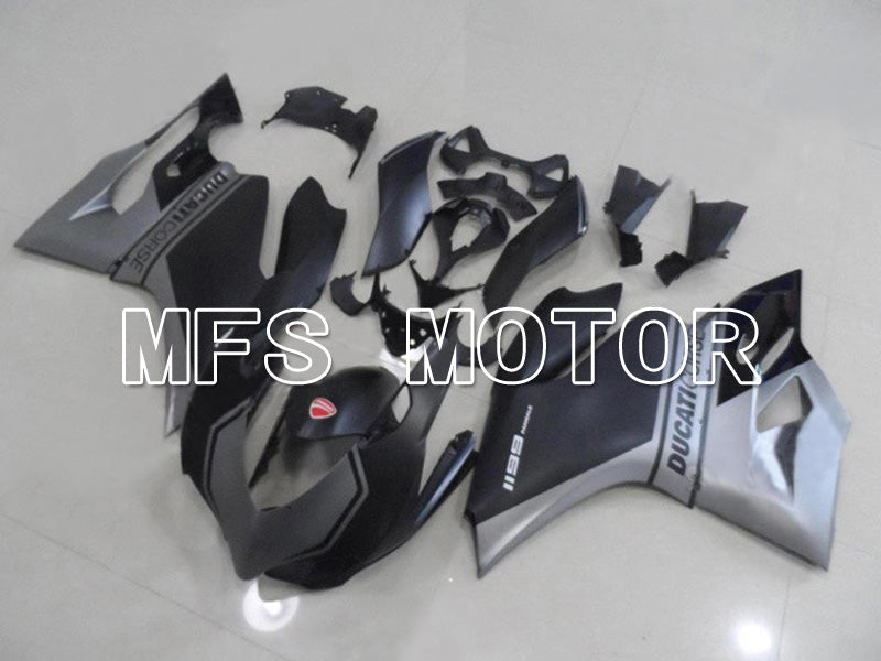 Ducati 1199 2011-2014 Injection ABS Fairing - Factory Style - Black Gray Matte - MFS4801 - Fairings Kit