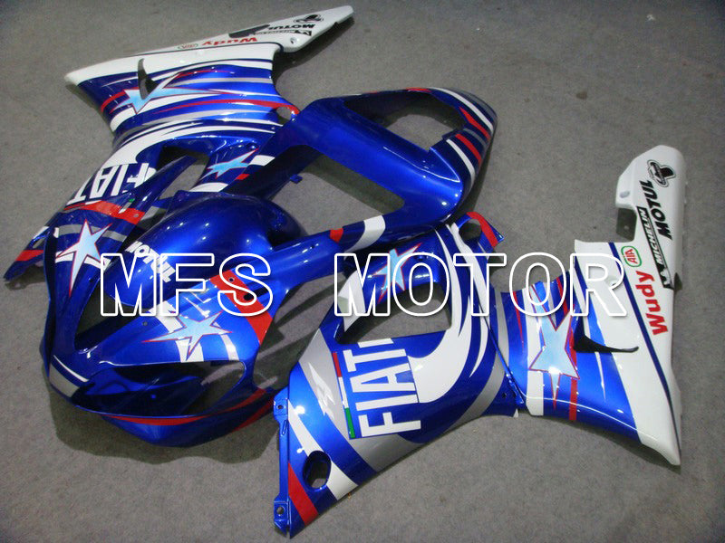 Yamaha YZF-R1 2000-2001 Injection ABS Fairing - FIAT - Blue White - MFS4858 - Fairings Kit