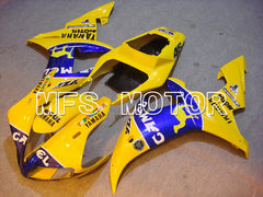 Yamaha YZF-R1 2002-2003 Injection ABS Fairing - Camel - Blue Yellow - MFS4942 - Fairings Kit