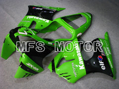 Kawasaki NINJA ZX6R 2000-2002 Injection ABS Fairing - Monster - Black Green - MFS5566 - Fairings Kit