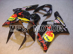 Kawasaki NINJA ZX6R 2003-2004 Injection ABS Fairing - Red Bull - Black - MFS5644 - Fairings Kit