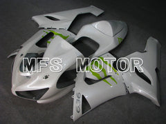 Kawasaki NINJA ZX6R 2005-2006 Injection ABS Fairing - Monster - White - MFS5699 - Fairings Kit