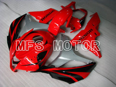 Honda CBR600RR 2007-2008 Injection ABS Fairing - Factory Style - Black Red - MFS5704 - Fairings Kit