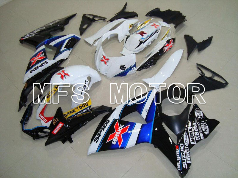 Suzuki GSXR1000 2009-2016 Injection ABS Fairing - Dark Dog - Black White Blue - MFS5733 - Fairings Kit