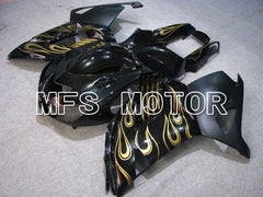 Kawasaki NINJA ZX14R 2006-2011 Injection ABS Fairing - Flame - Black Gold - MFS6092 - Fairings Kit