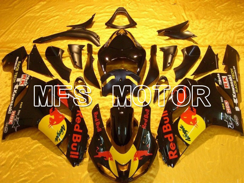 Kawasaki NINJA ZX14R 2006-2011 Injection ABS Fairing - Red Bull - Black - MFS6105 - Fairings Kit