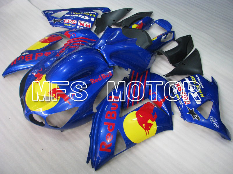 Kawasaki NINJA ZX14R 2006-2011 Injection ABS Fairing - Red Bull - Blue - MFS6110 - Fairings Kit