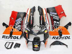 Honda CBR900RR 919 1996-1997 ABS Fairing - Repsol - Black Orange Red - MFS6131 - Fairings Kit
