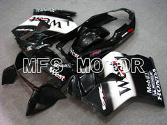 Honda VFR800 1998-2001 ABS Fairing - West - Black White - MFS6385 - Fairings Kit