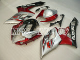 Suzuki GSXR1000 2005-2006 Injection ABS Fairing - Factory Style - Red Silver - MFS2663 - Fairings Kit