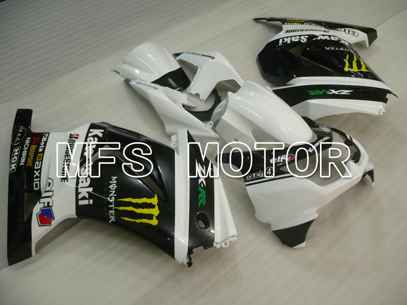 Kawasaki NINJA EX250 2008-2012 Injection ABS Fairing - Monster - Black White - MFS6421 - Fairings Kit