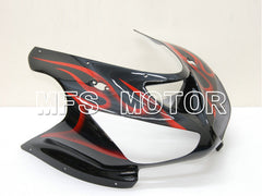 Kawasaki NINJA ZX6R 2005-2006 Injection ABS Fairing - Flame - Black Red - MFS6440 - Fairings Kit