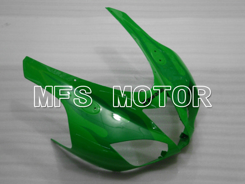 Kawasaki NINJA ZX6R 2007-2008 Injection ABS Fairing - Flame - Green - MFS6444 - Fairings Kit