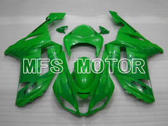 Kawasaki NINJA ZX6R 2007-2008 Injection ABS Fairing - Flame - Green - MFS6444 - Fairings Kit