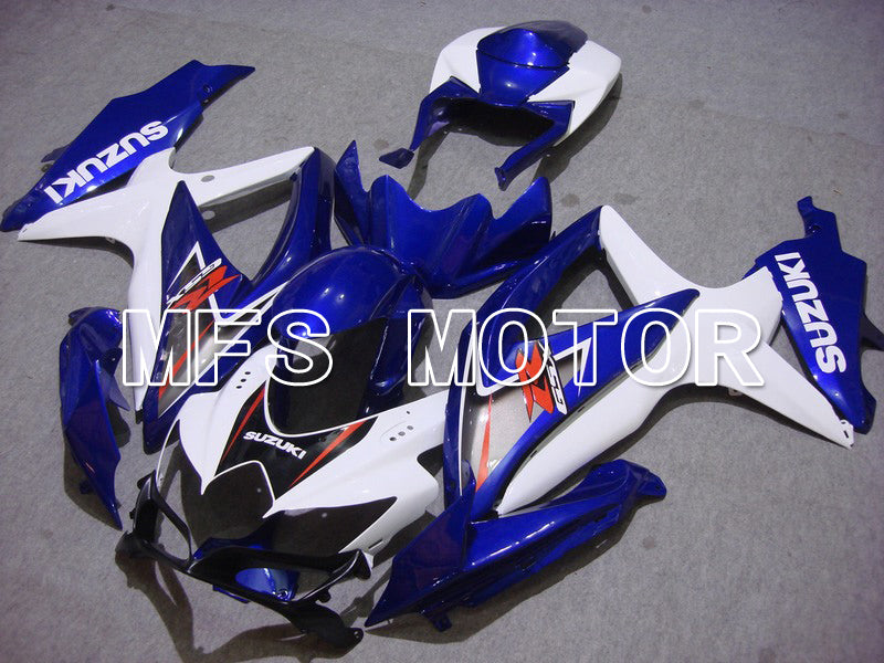 Suzuki GSXR600 GSXR750 2008-2010 Injection ABS Fairing - Factory Style - Blue White - MFS5083 - Fairings Kit