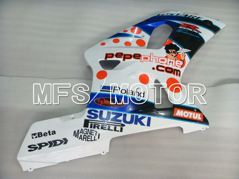 Suzuki GSXR750 2000-2003 Injection ABS Fairing - MOTUL - Blue White - MFS6999 - Fairings Kit