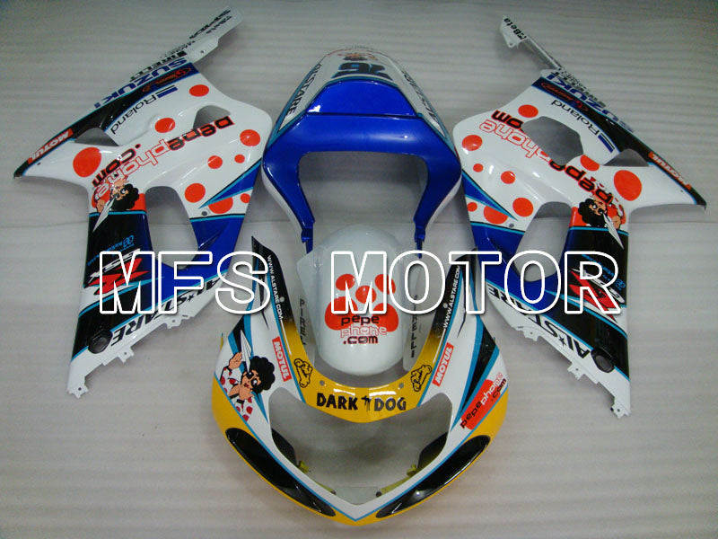 Suzuki GSXR750 2000-2003 Injection ABS Fairing - Dark Dog - Blue White - MFS6934 - Fairings Kit