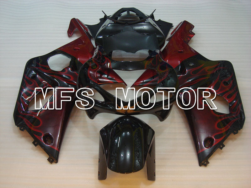 Suzuki GSXR750 2000-2003 Injection ABS Fairing - Flame - Black - MFS6937 - Fairings Kit