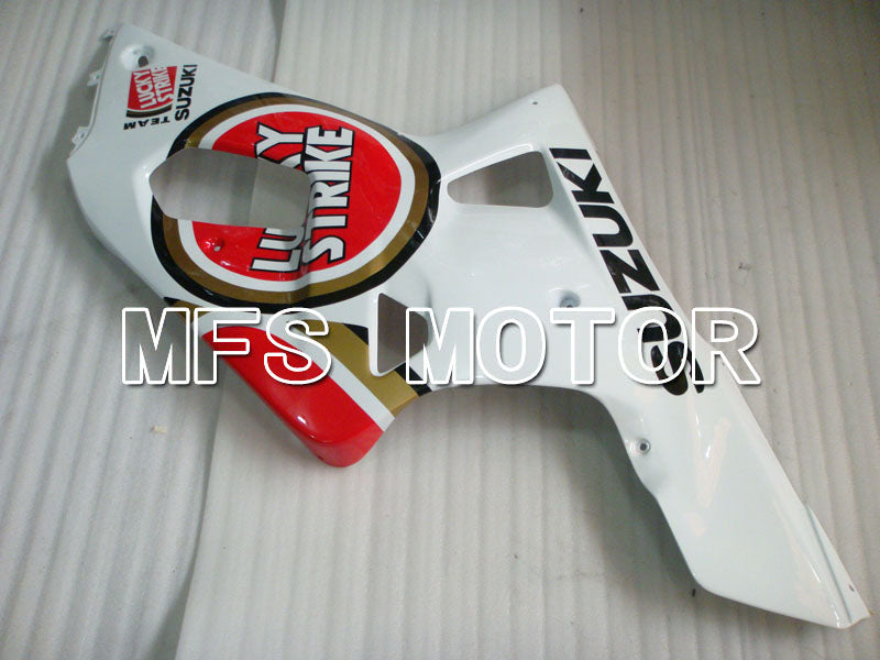 Suzuki GSXR600 2001-2003 Injection ABS Fairing - Lucky Strike - Red White - MFS2096 - Fairings Kit