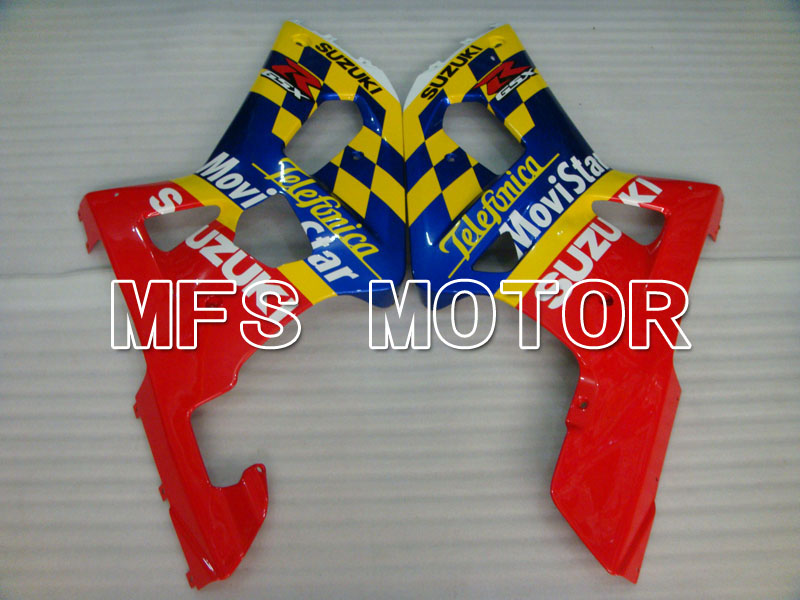 Suzuki GSXR600 2001-2003 Injection ABS Fairing - Movistar - Red Blue - MFS2101 - Fairings Kit