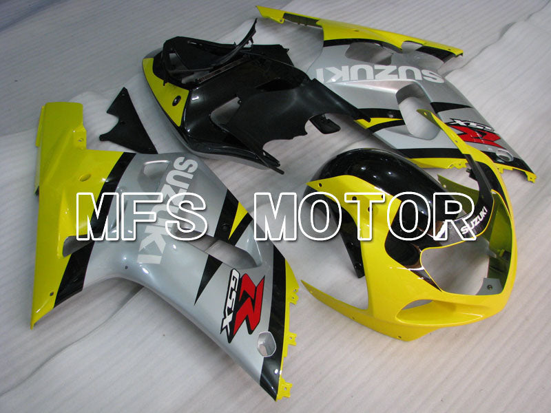 Suzuki GSXR600 2001-2003 Injection ABS Fairing - Factory Style - Gray Yellow - MFS2106 - Fairings Kit