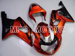 Suzuki GSXR600 2001-2003 Injection ABS Fairing - Factory Style - Black Red - MFS2107 - Fairings Kit